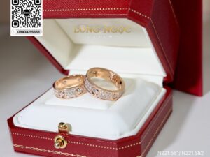 Nhẫn Trơn - Nhẫn Cặp Thương Hiệu - Long Ngọc Luxury - N221.581 & 582
