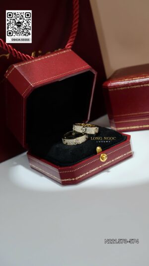 Nhẫn Trơn - Nhẫn Cặp Thương Hiệu - Long Ngọc Luxury - N221.573 & 574