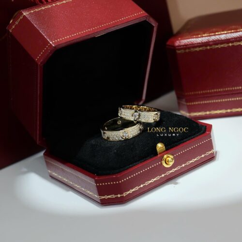 Nhẫn Trơn - Nhẫn Cặp Thương Hiệu - Long Ngọc Luxury - N221.573 & 574