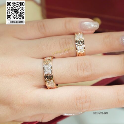 Nhẫn Trơn - Nhẫn Cặp Thương Hiệu - Long Ngọc Luxury - N221.473 & 557