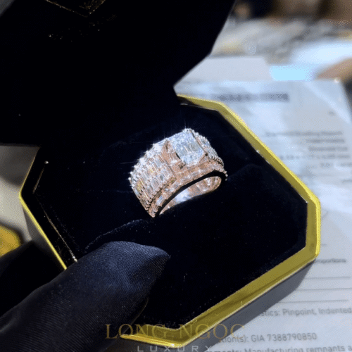 Nhẫn Nam Kim Cương - Long Ngọc Luxury - N1135.14