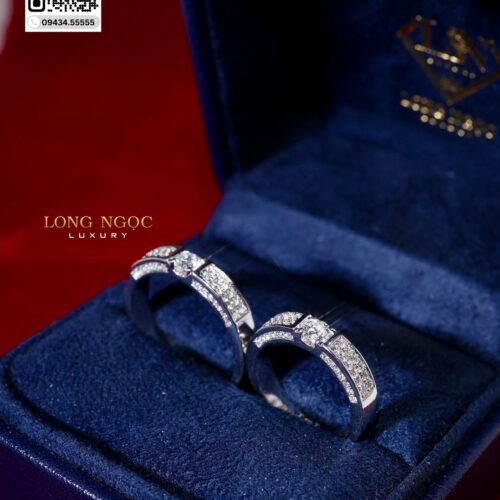 Nhẫn Cặp - Nhẫn Cưới Kim Cương - Long Ngọc Luxury - N191.281 & 234