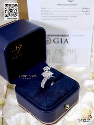 Nhẫn Nữ Kim Cương - Long Ngọc Luxury - N412.21